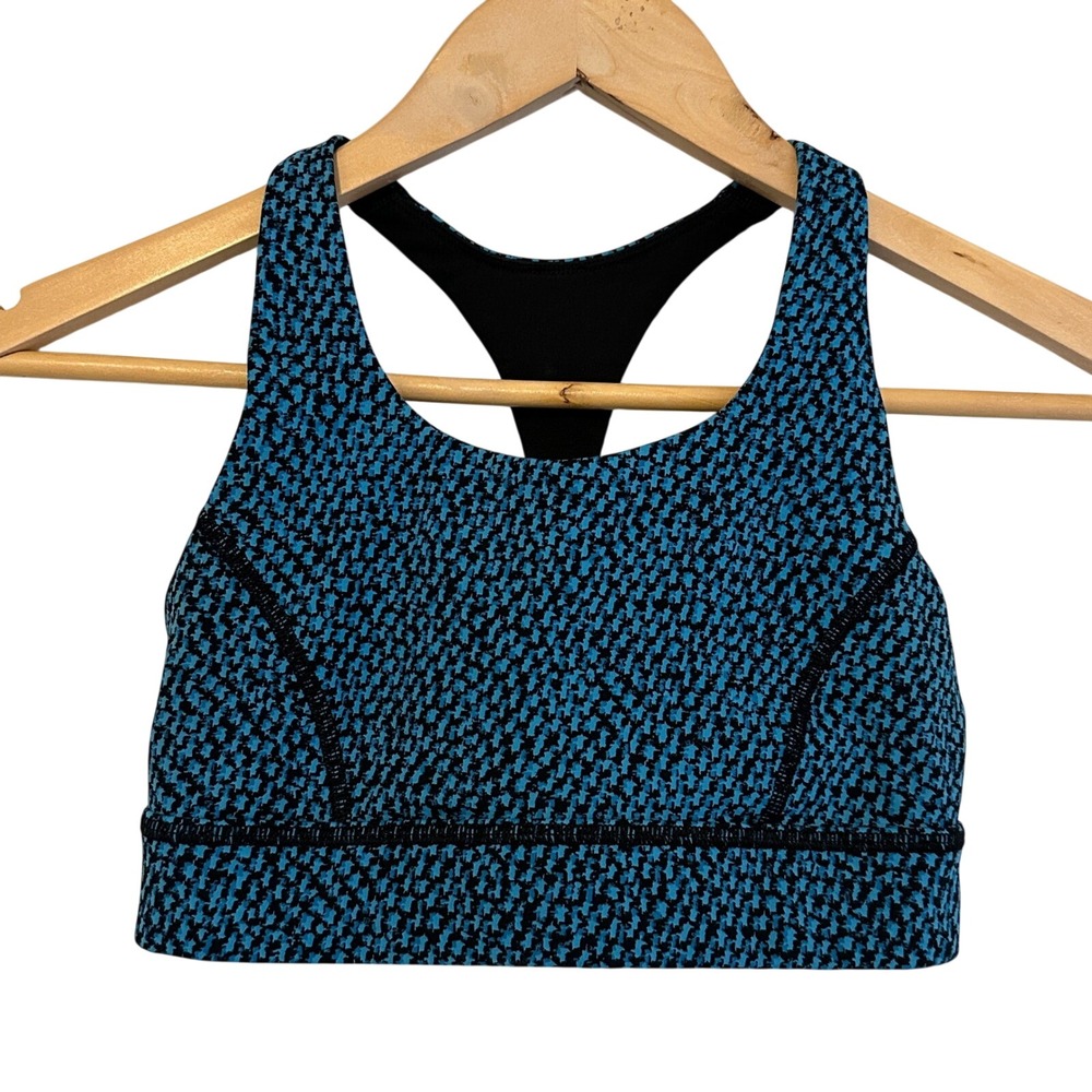Lululemon Circuit Breaker Racerback Sports Bra Size 4‎ Activewear Gym Training
